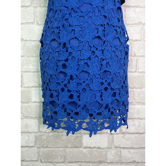 NWT Lulu’s Blue Lace Dress - Picture 3 of 14